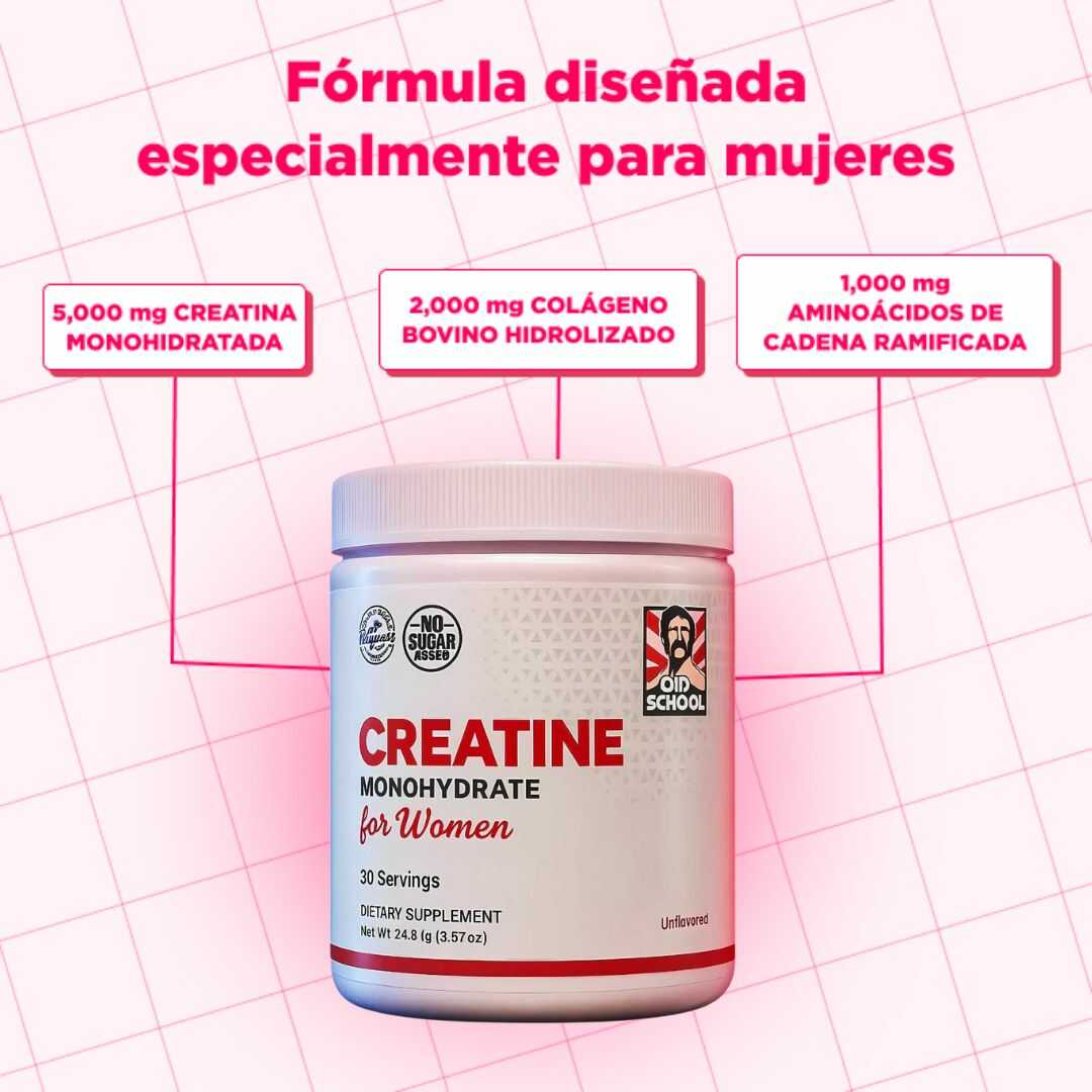 Creatina para Mujeres Formula Especial para Aumentar Glúteos