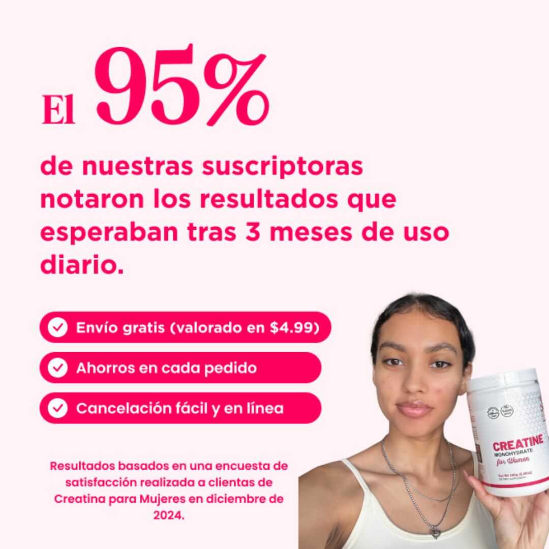 Creatina para Mujeres Formula Especial para Aumentar Glúteos