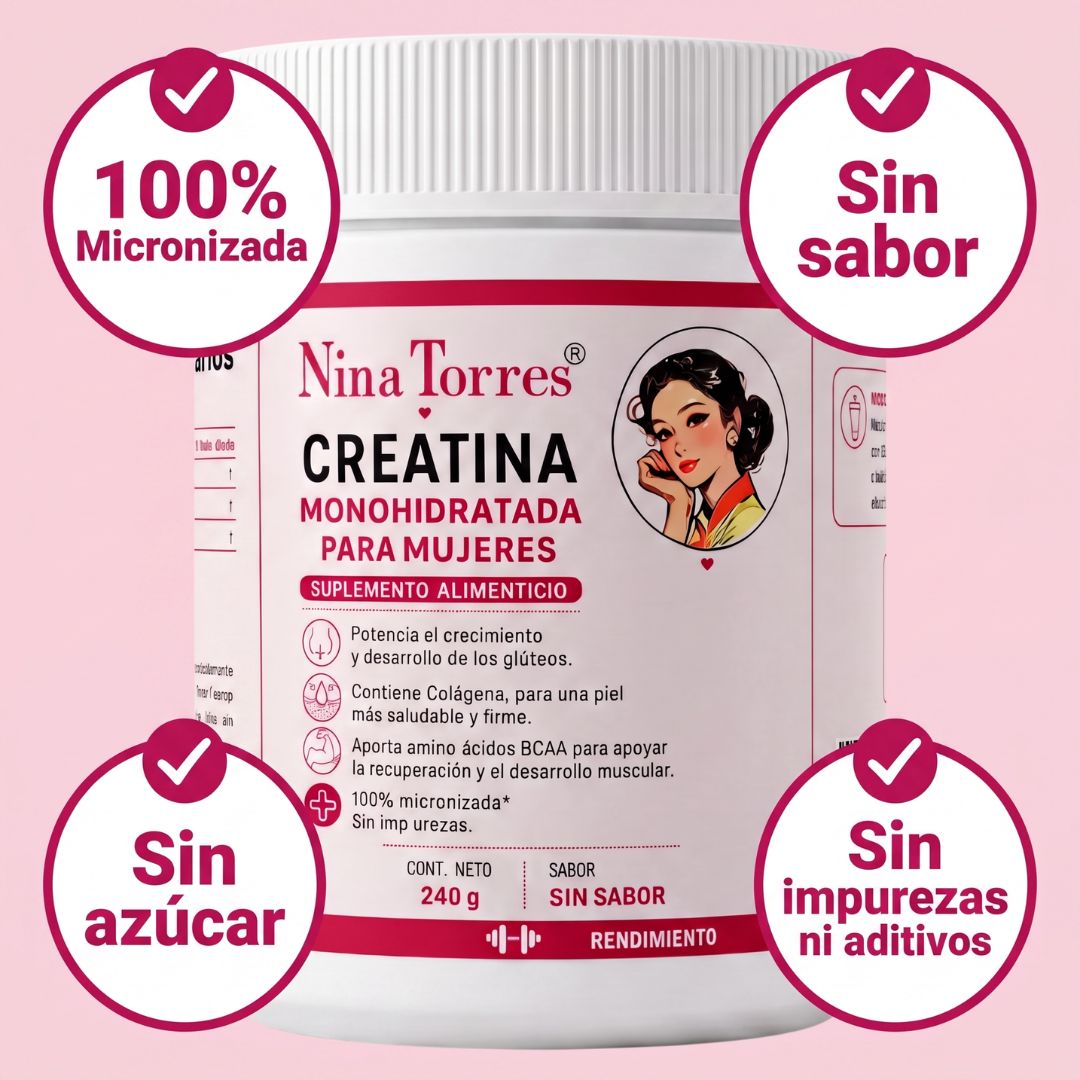 Creatina para Mujeres de Nina Torres