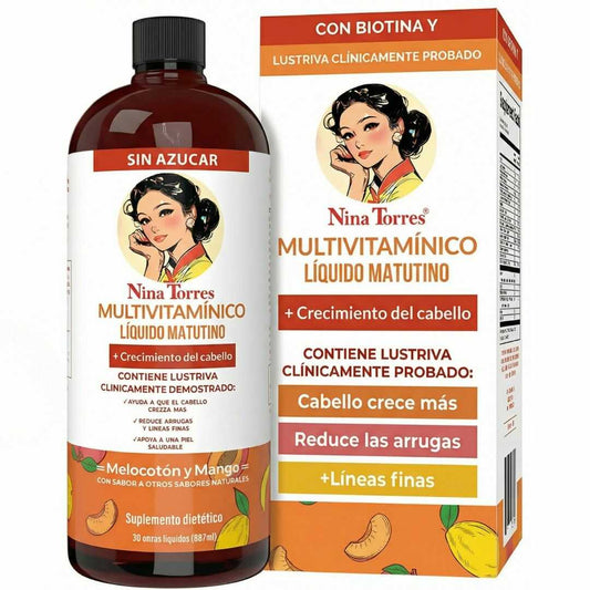 Multivitamínico para  el Crecimiento del cabello y Evitar la caída