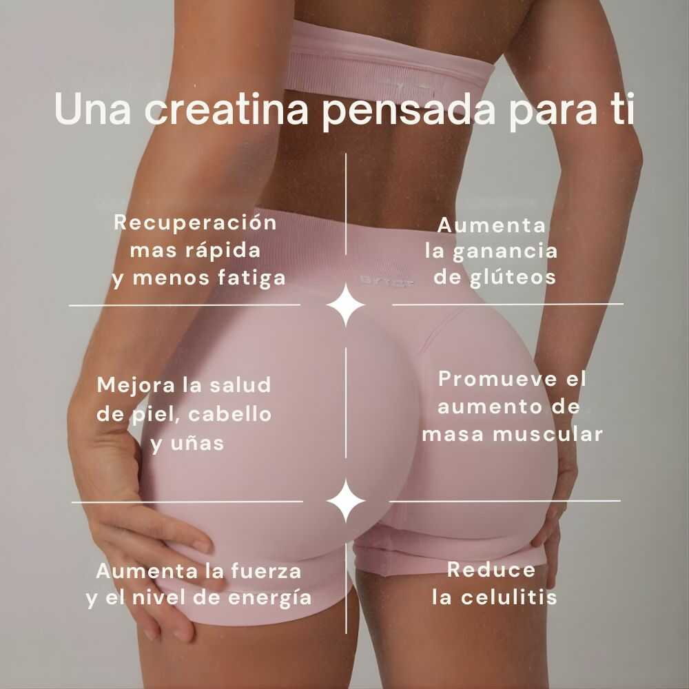 Creatina para Glúteos  Mas Grandes y Firmes